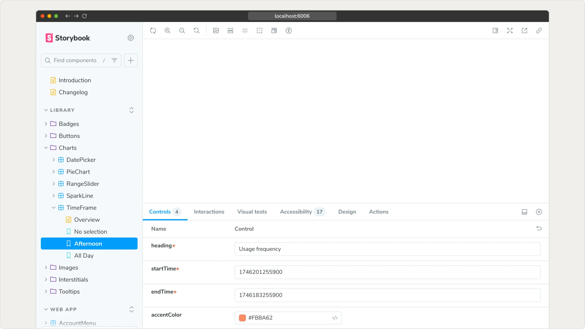 Storybook implementation of the token-based component library